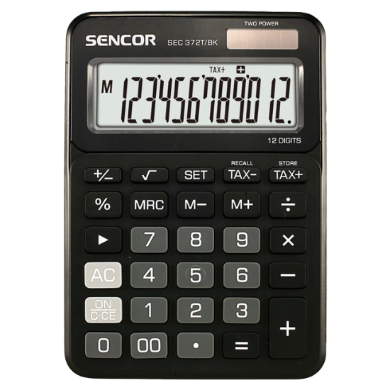 Obrázek Kalkulačka SENCOR SEC 372 - černá