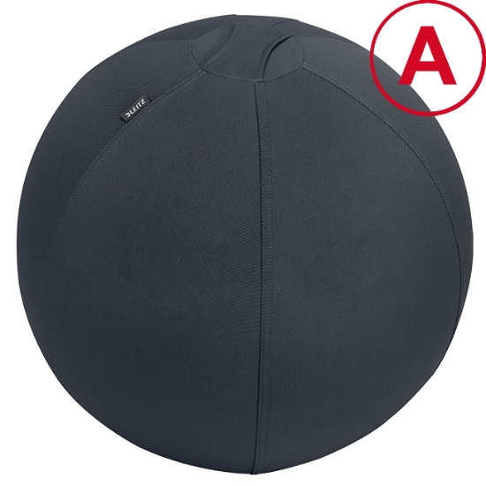 Obrázek Míč gymnastický na sezení Leitz Ergo s těžítkem proti odkutálení 55 cm tmv. Šedý